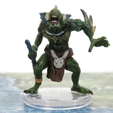 Wildemount ~ SAHUAGIN WARLOCK OF UK'OTOA #10 Critical Role D&D monster miniature