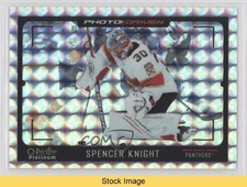 2021-22 O-Pee-Chee Platinum Photo Driven Mosaic Spencer Knight #PD-11 READ 0b6z