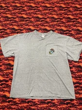 Vintage US Marines Shirt 2XLarge Gray USMC Stole The Globe Military Tee Rare