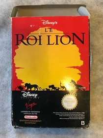 JEU NINTENDO NES LE ROI LION  BOITE NOTICE TESTE