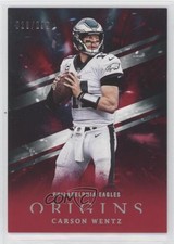 2018 Panini Origins Red 23/299 Carson Wentz #85 le6