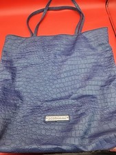 BCBGeneration COREY TOTE ZFD200GN Purple Vegan Leather Magnetic Closure W/ Logo