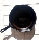 Vintage Wagner Ware Sidney -0- No. 8 Cast Iron Skillet Frying Pan Early 1900s(?)