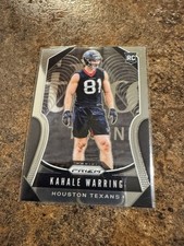 2019 Panini Prizm Kahale Warring Base Rookie #394 Houston Texans RC