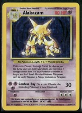 1999 Pokemon Base Set Unlimited Holo Rare Alakazam 1/102 on eBay