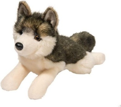 Douglas Phönix Wolf Plüschtier Stofftier 14 Zoll lang. UK Seller, UK Stock