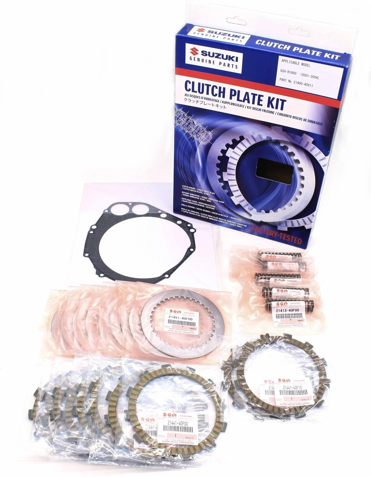 Clutch Kit GSXR1000 01 02 03 04 GSXR GSX-R1000 Spring Plates Gasket