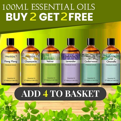 #ad Pure Essential Oil 100ml 3.38 oz Pure and Natural Premium Grade Oil Diffuser $9.99