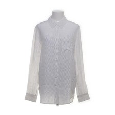 Equipment Femme, Bluse, Größe: M, Weiß/Schwarz, Seide, Damen #OMG