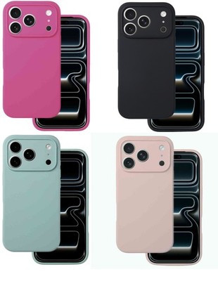 SILICONE 2mm Schutz Hülle Case Für Apple iPhone 17 Air Pro Max Handy Tasche Etui
