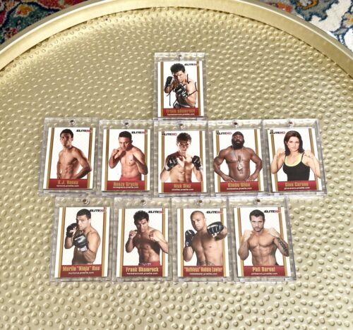 2008 Elite XC Rookie Complete 9 Card Set UFC 1st RC Kimbo Slice Diaz Carano SSP - Picture 1 of 8