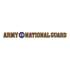 Army National Guard Window Strip Bumper Sticker Vinyl Soldier Decal 5"