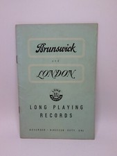 Brunswick and London Long Playing Records November 1951