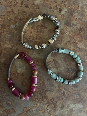KEEP Collective Story bead bracelets - set of 3