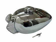 Fit For Royal Enfield Trials Chrome Fuel Petrol Tank Petrol Tank With Monza Cap