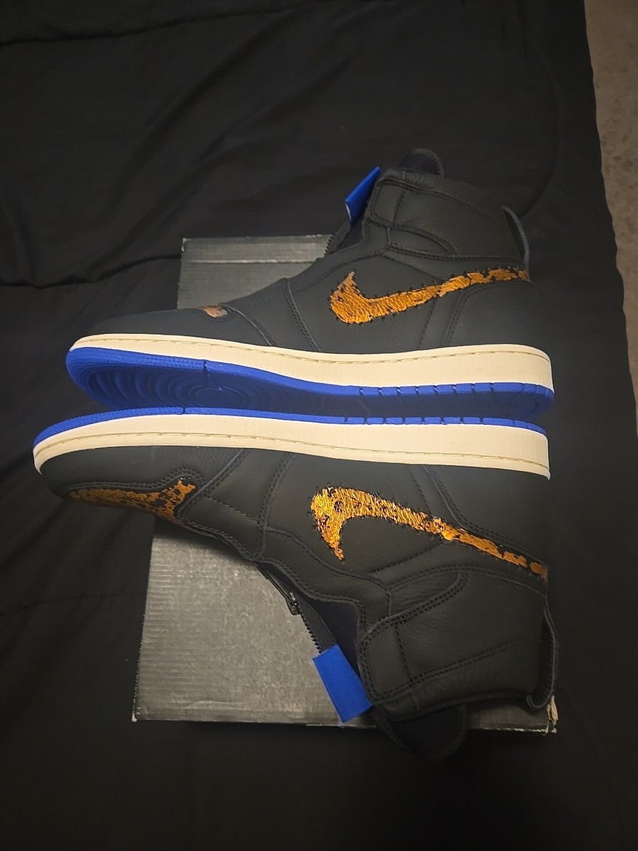 Size 11 - Air Jordan 1 Retro Zip High Black for sale online | eBay