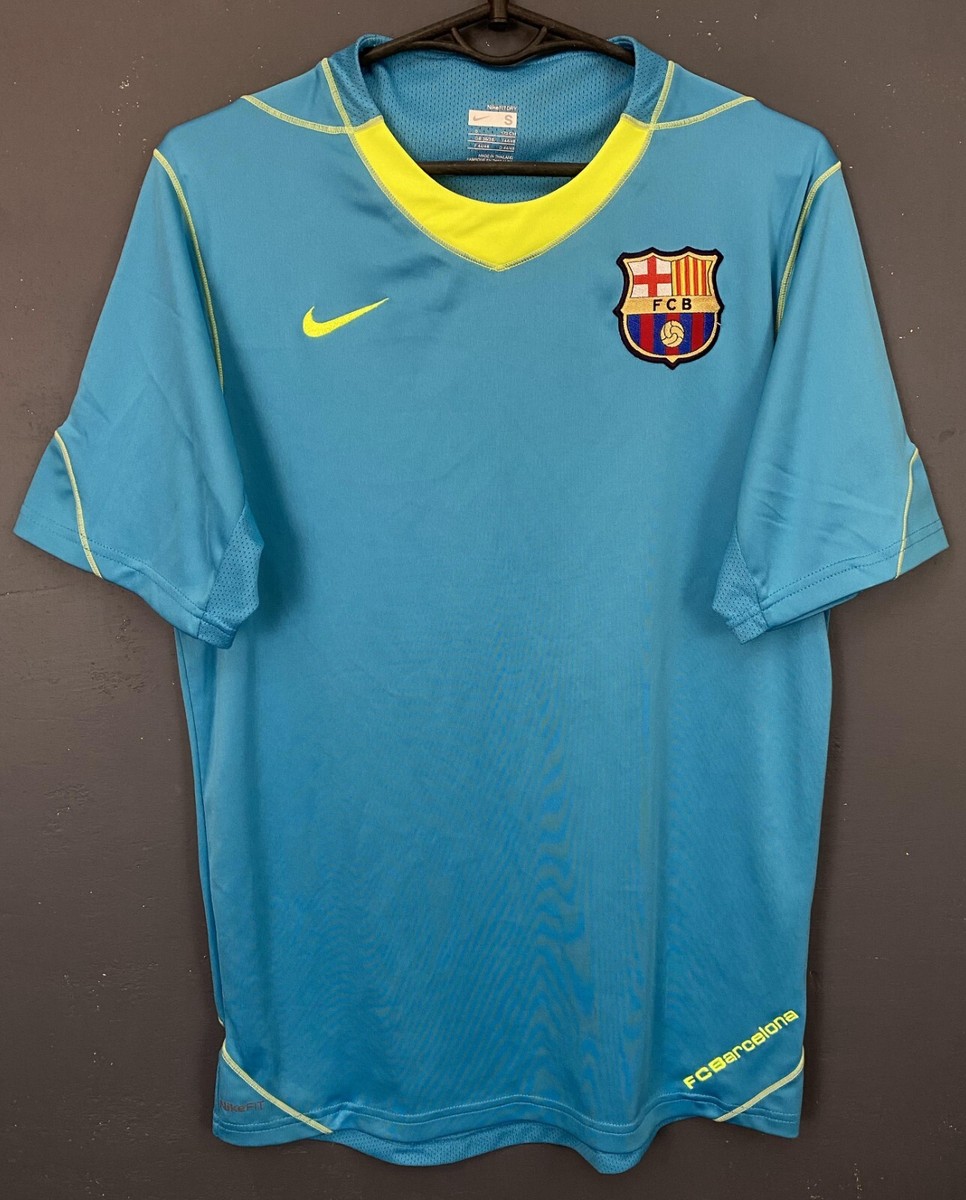 MEN'S NIKE FC BARCELONA 2007/2008 TRAINING FOOTBALL SOCCER SHIRT