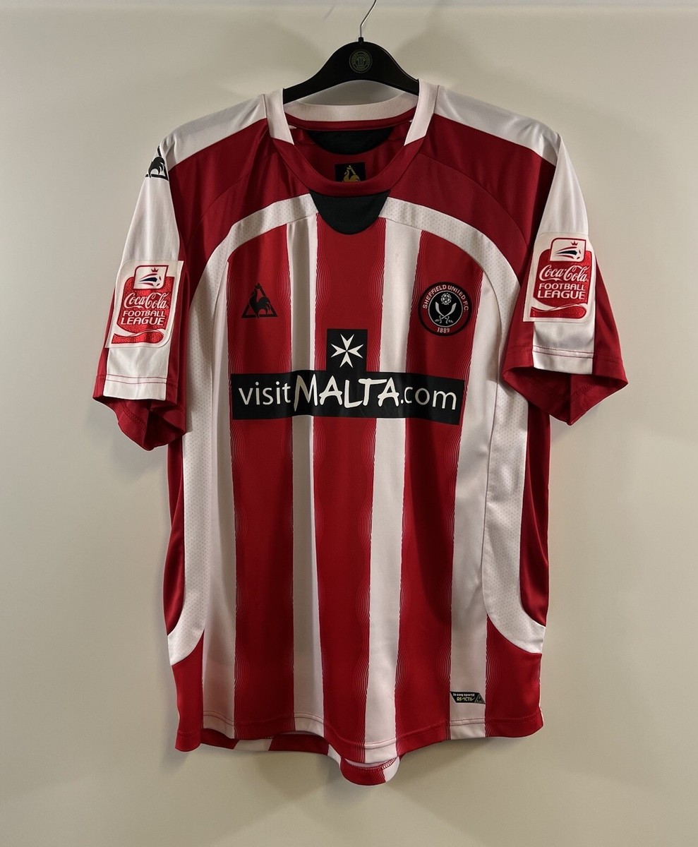 Sheffield United Matchworn Stokes Home Football Shirt 2008/09 (L) F851