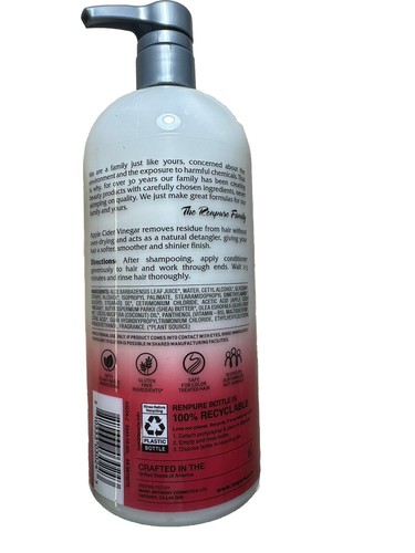 Renpure Advanced Apfelessig klären & glänzen Conditioner 32oz (2er Pack) - Bild 2 von 3