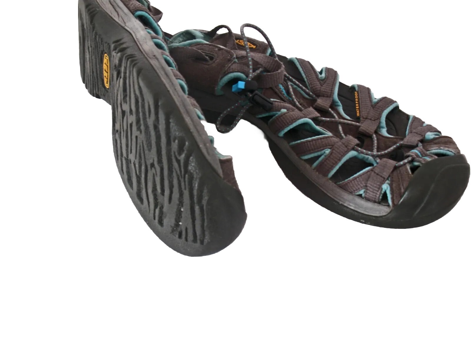 KEEN Sandali Donna Taglia 7 8 Grigio Acqua Sussurro Scarpe IMPERMEABILI 1003717