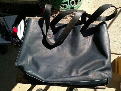 HEATH Leather Purse...Brand new, no box or tags...Navy Blue...FREE shipping