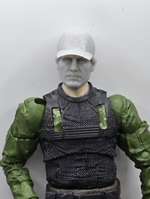 3d Print LEE MAJORS FALL GUY BALLCAP HEAD 1:10 7" SELECT DC MULTIVERSE