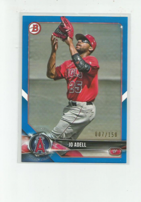 その他 2018 Bowman DRAFT 2018 BOWMAN DRAFT BLUE #BD107 JO ADELL 007/150 | eBay
