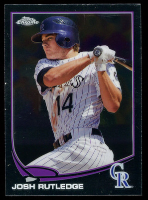 Josh Rutledge Rookie Card 2013 Topps Chrome #14 Josh Rutledge | eBay