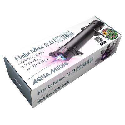 Aqua Medic Helix Max 2.0 UV-C Wasserklärer für Meer- und Süßwasseraquarien 36 W