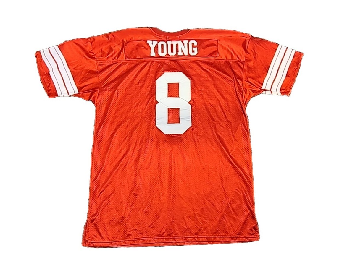 Steve Young Jersey 54 2XL Mitchell & Ness Throwbacks Authentics
