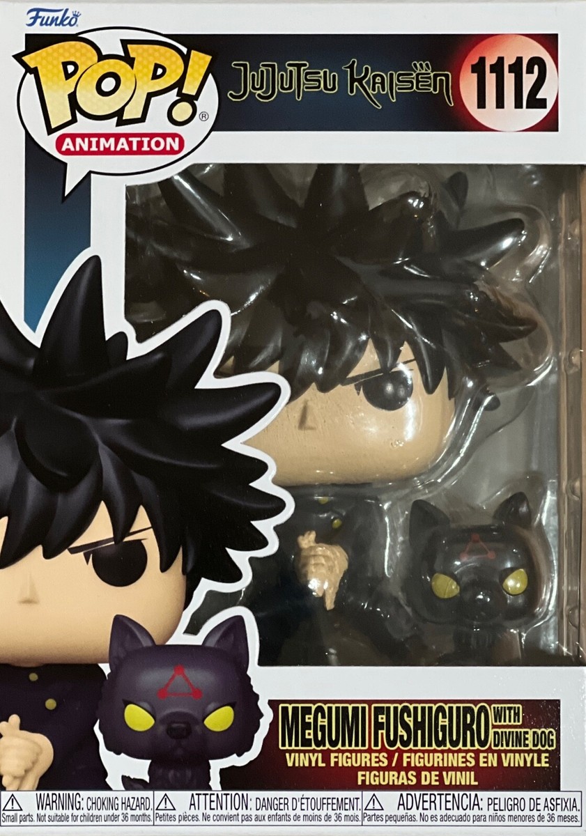 FUNKO Pop! Anime: Jujutsu Kaisen • Megumi Fushiguro w/Dog • w/Prot