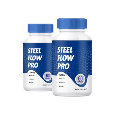 Steel Flow Pro Capsules - Steel Flow Pro Male Capsules (2 Pack)