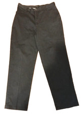 Lee Performance Pants Khakis 14M Gray Straight Leg 32"W x 30"i High Waisted