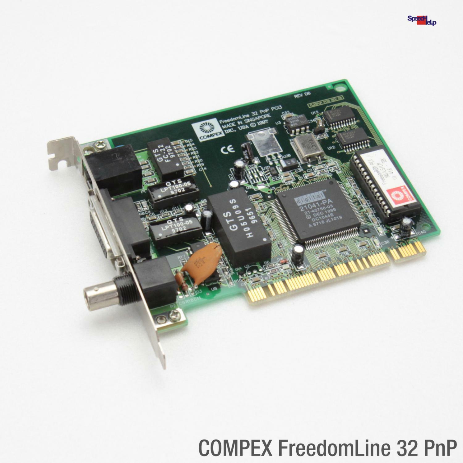Compex Freedom Line 32 Pnp PCI3 BNC Network Card Ethernet Lan NW / Ls / Lm ROM