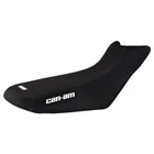 Can Am Outlander Max 450 570 650 850 1000 Gripper Seat Cover ALL BLACK Logo #292