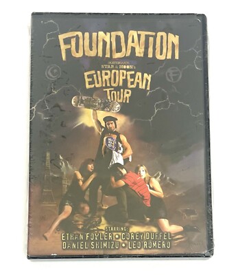 Foundation Skateboards Star&Moon's European Tour DVD 2003 RARE New Sealed