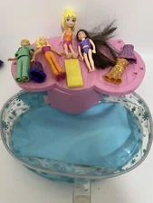 Polly Pocket Splashin' Fashion Swimming Pool, Dolls And Clothes