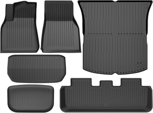 Maysoo Black Floor Mats for Tesla Model Y 2021-2025 5-Seater