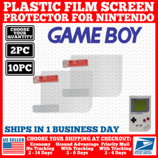 NEW Film Plastic Screen Protector For Nintendo Original Game Boy DMG-01