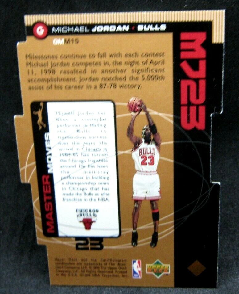 Michael Jordan 1999-00 Upper Deck MJ23 Die-Cut Bronze Card/2300