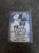 Upper Deck 2009-10 Jonas Gustavsson Rookie Debut RC Card# RD5