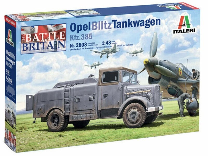 Italeri Opel Blitz Citerne 1/48 avec détails de la Bataille d'Angleterre pour diorama