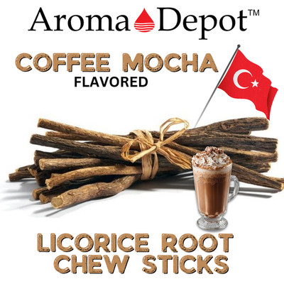 Licorice Root Chew Sticks 1 oz. 100% Pure Dried Natural Miswak Stick Turkish