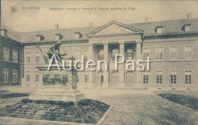 Gembloux Belgien Lejeune Fouquet Denkmal Staatliches Landwirtschaftliches Institut Postkarte
