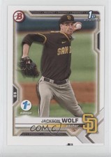 2021 Bowman Draft 1st Edition Jackson Wolf #BD-141 0l0m
