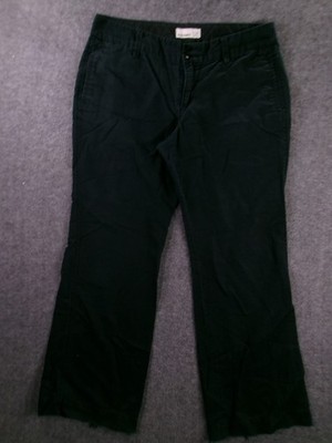 Old Navy Pants Women 12 Black Linen Blend Wide Leg Lagenlook Coastal Minimalist