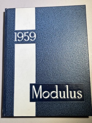 Vintage 1959 Yearbook Modulus Rose Polytech Institute Terre Haute Indiana IN