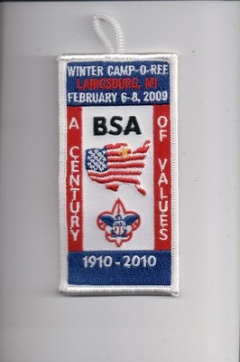 1910-2010 Winter Camp-O-Ree A Century Of Values patch