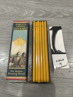Vintage H Dixon's Eldorado Drawing Pencils 12 Dozen in Original Box UNSHARPENED