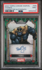 2024 TOPPS CHROME MARVEL MARVEL CHARACTER AUTOS #MI5 THANOS 42/99 PSA 9
